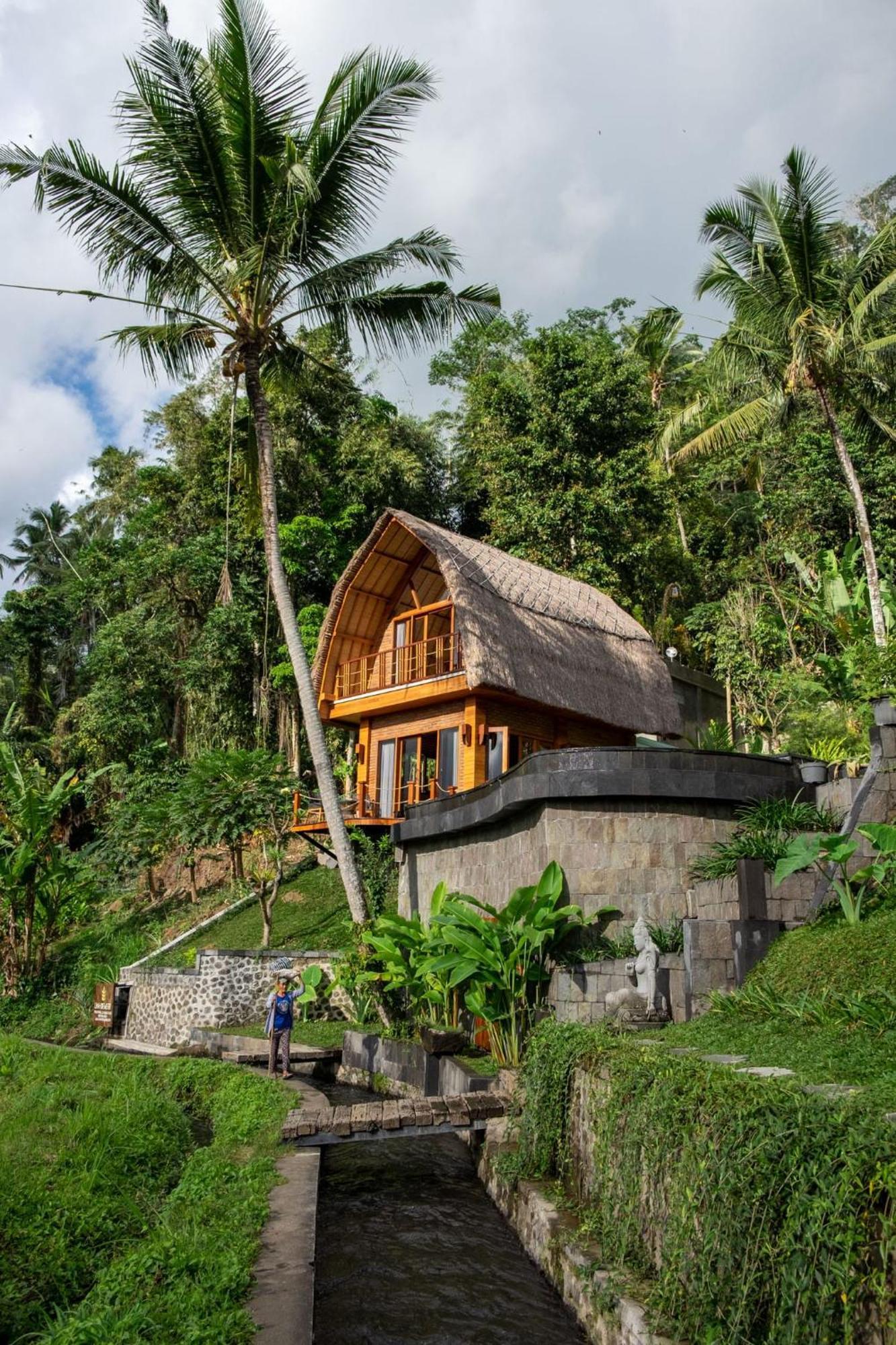 Romantic Barn With Mt. Agung Views ซิเดอมัน ภายนอก รูปภาพ
